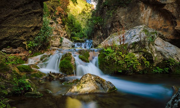 Cascades d'Akchour in the Rif Mountains
