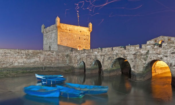 The fortress of Castelo Real of Mogador at Essaouira, Morocco