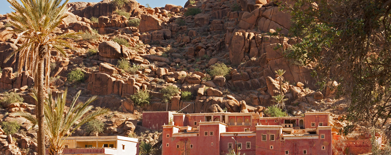Vibrant landscape near Azilal
