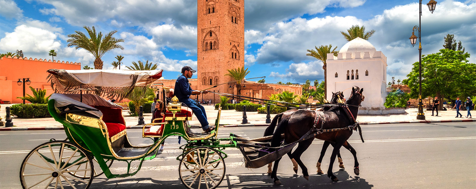 Traditional carriage in Marrakech